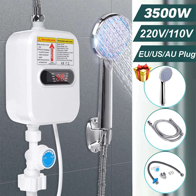 Mini Wall-Mounted Instant Electric Water Heater For Home Kitchen And Bathroom Use