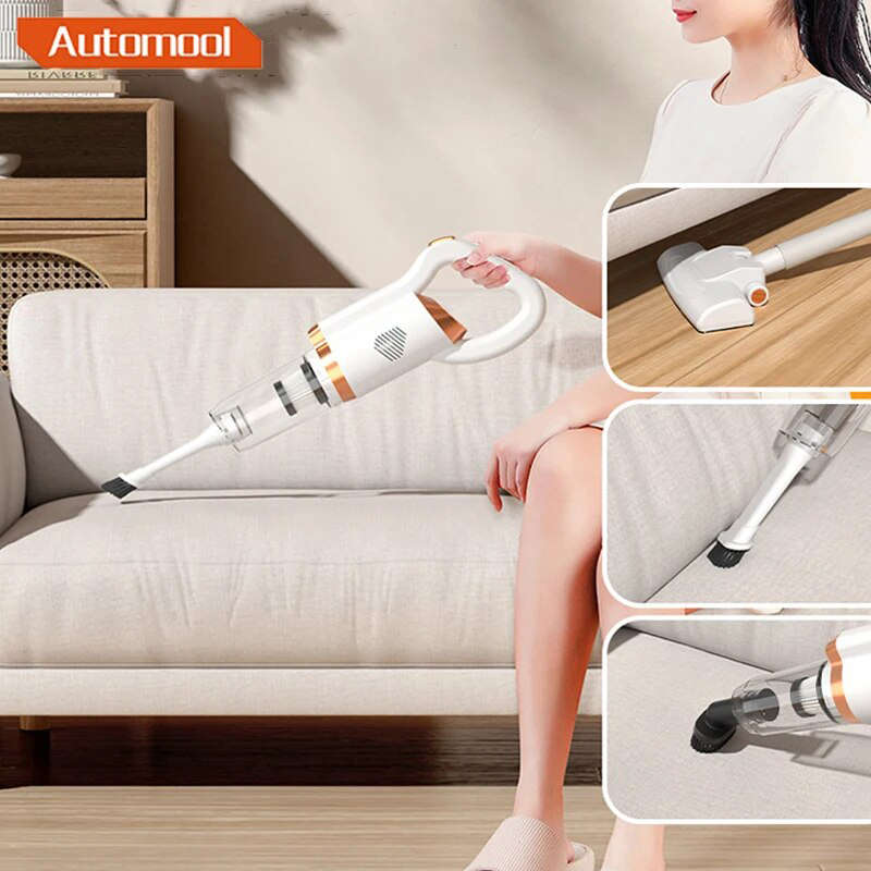 Mini Vacuum Cleaner Cordless Automatic Vacuum Cleaner Mopping Home Car Usec