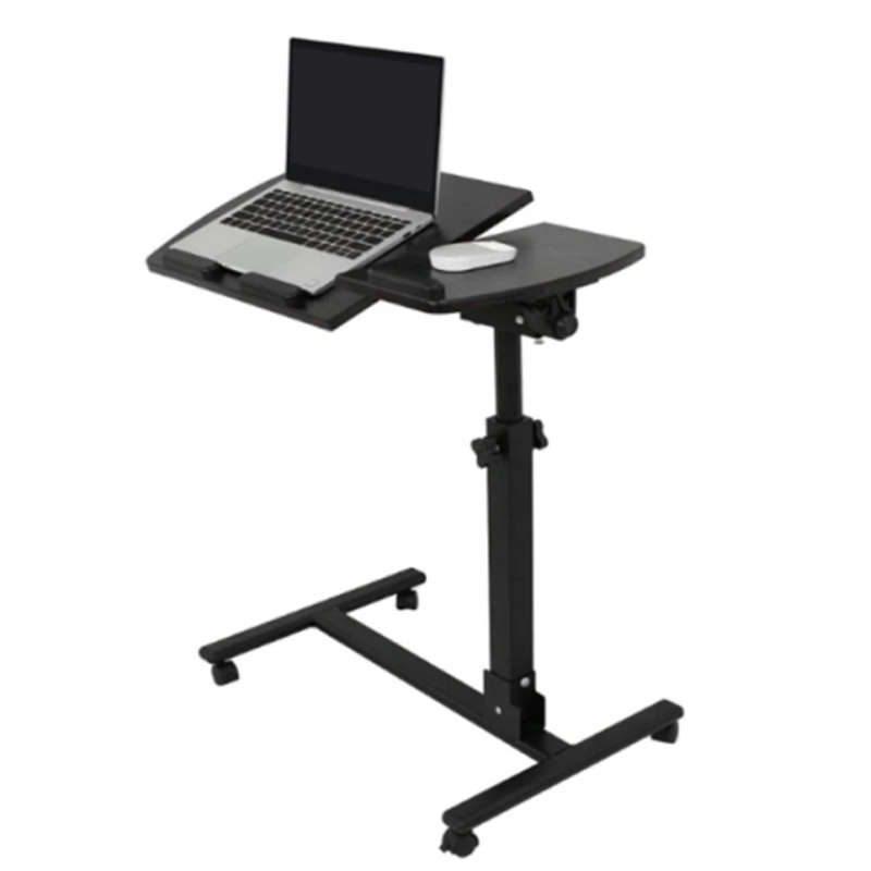 Laptop Cart Table Height Rolling Adjustable Desk