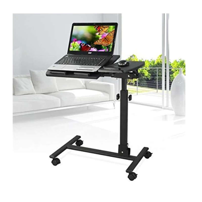 Laptop Cart Table Height Rolling Adjustable Desk