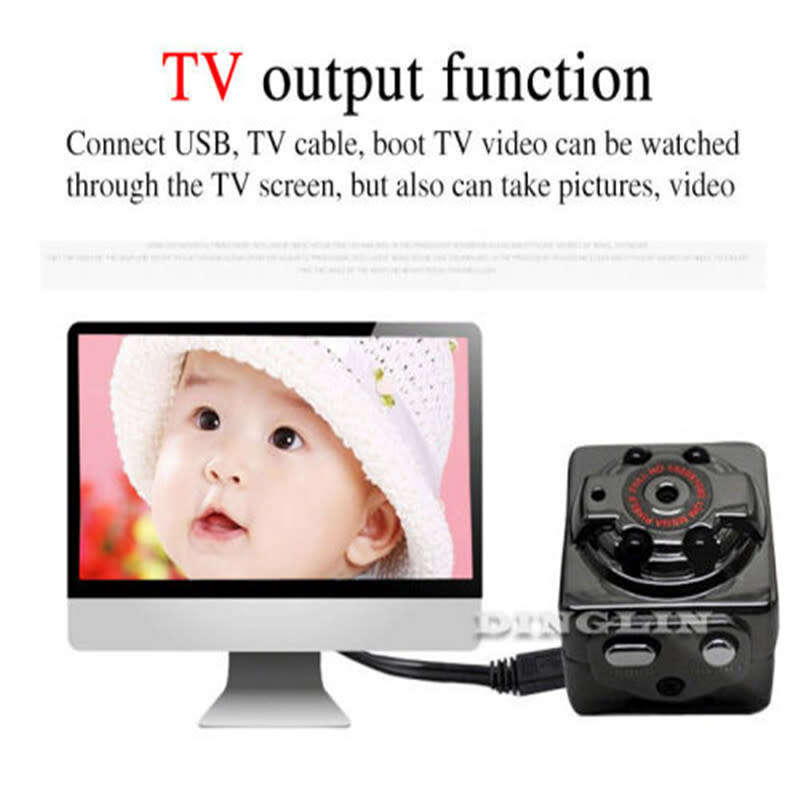Mini Sports DVR Micro Spy Hidden Camera Infrared Night Vision Camera