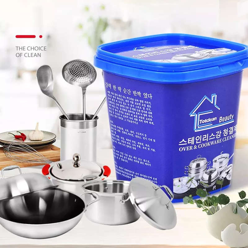 Home Multipurpose Oven and Cookware Cleaner Removes Stainless Steel Stains