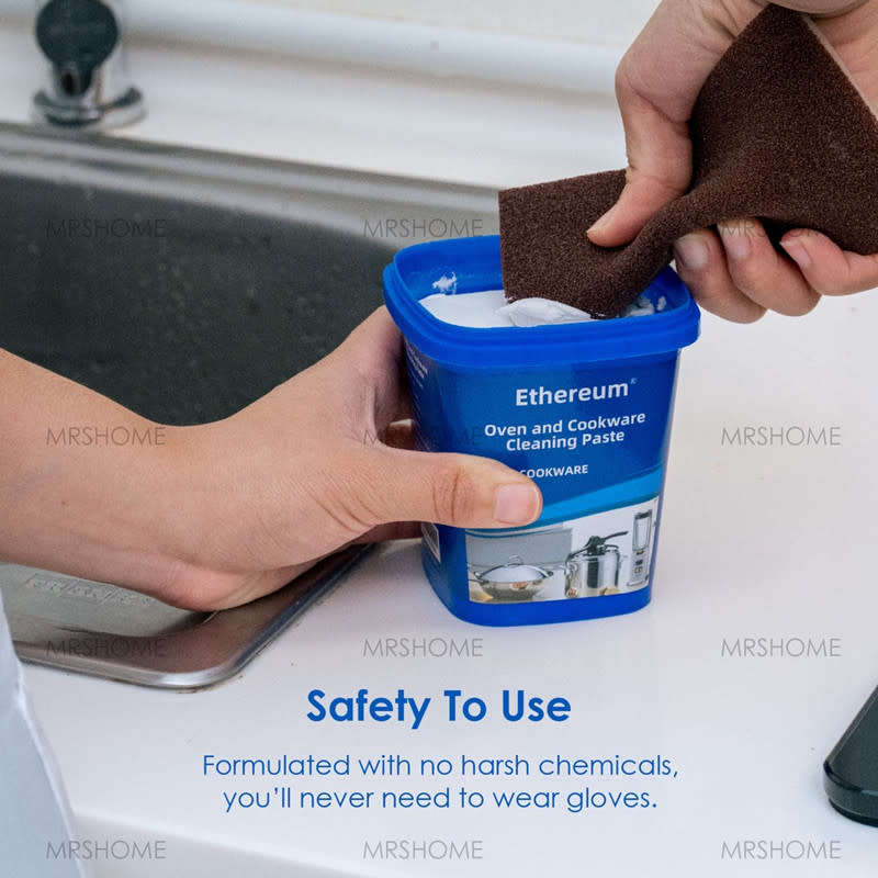 Home Multipurpose Oven and Cookware Cleaner Removes Stainless Steel Stains