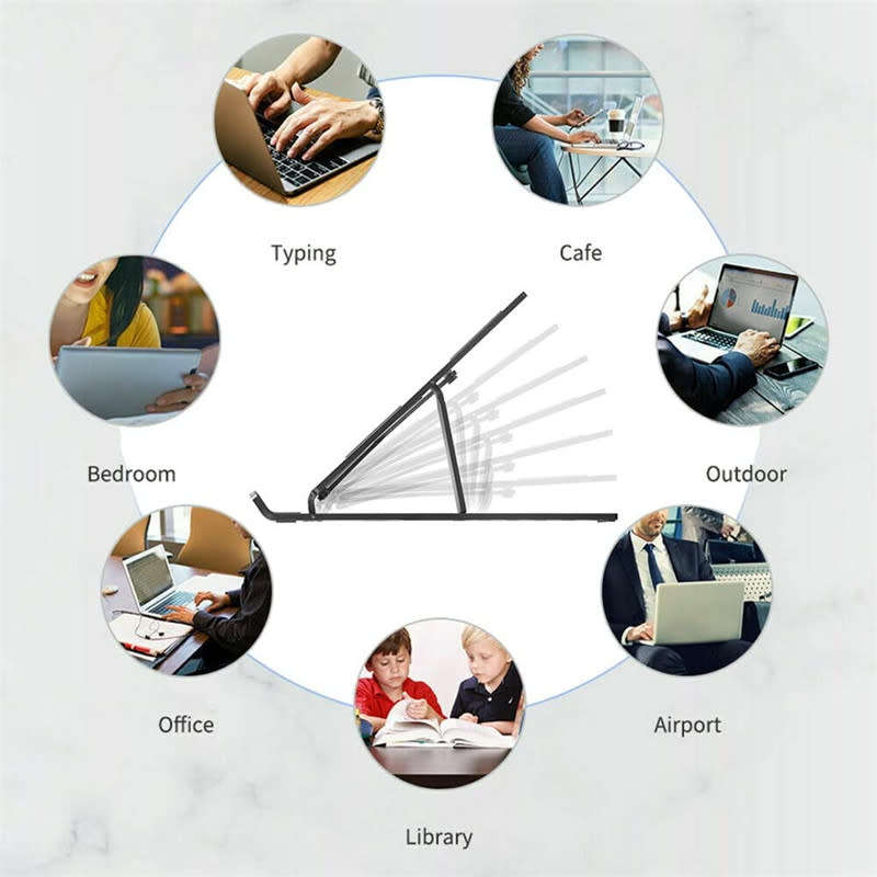 Laptop Stand Computer Stand Laptop Tablet 8 Level Foldable Bracket Stand