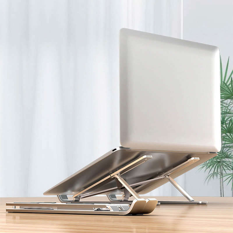 Laptop Tablet Aluminum Stand With Adjustable Angle
