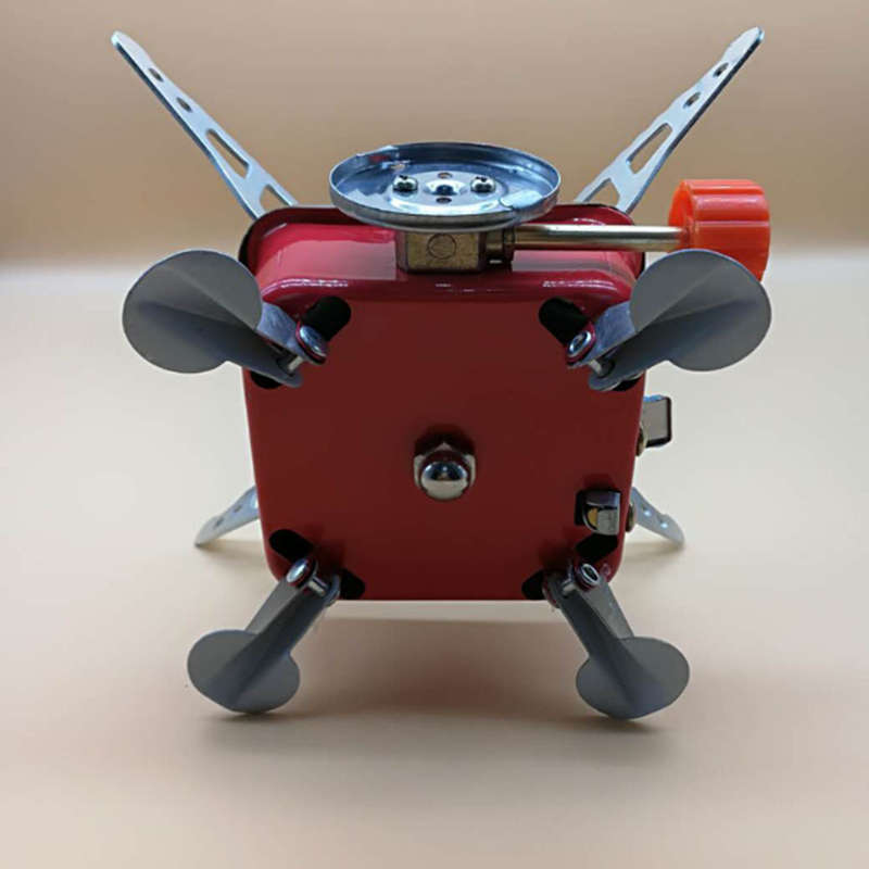 Convenient Camping Square Stove Gas Butane Burner Meal Folding Stove