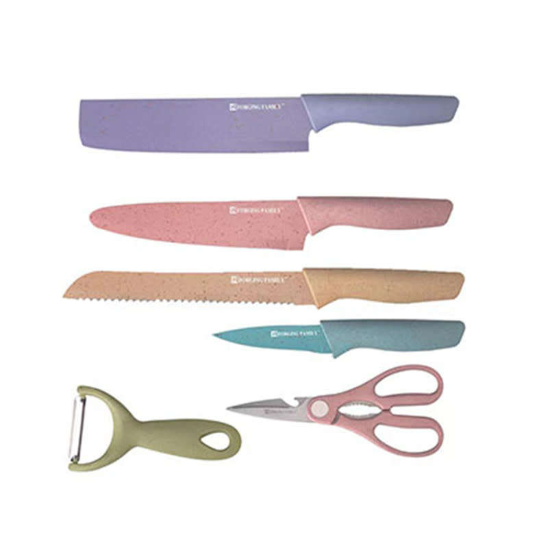 Kitchen Corrugated Knife Set 6 Pieces