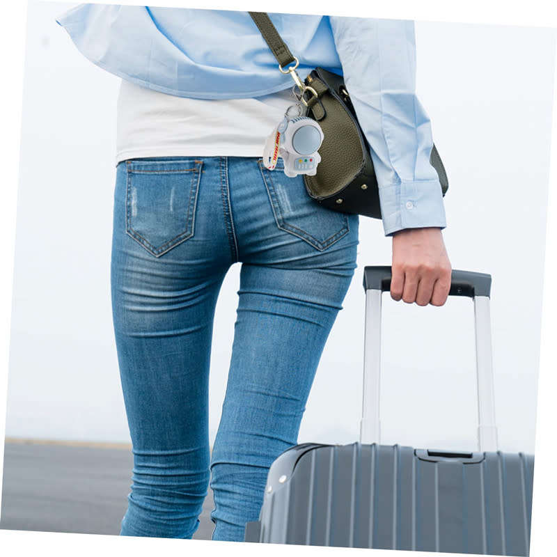 Mini Portable Astronaut Fan with Keychain Cute Toy USB Rechargeable