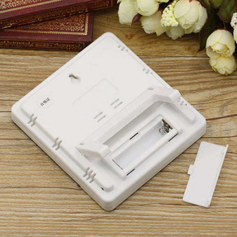 Thermometer Clock LCD Digital Display