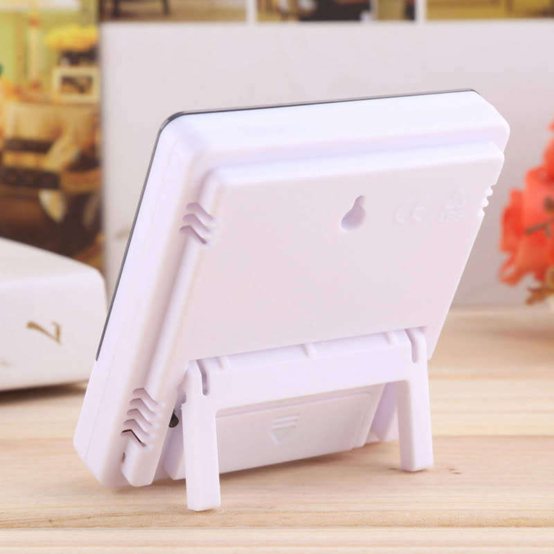 Thermometer Clock LCD Digital Display