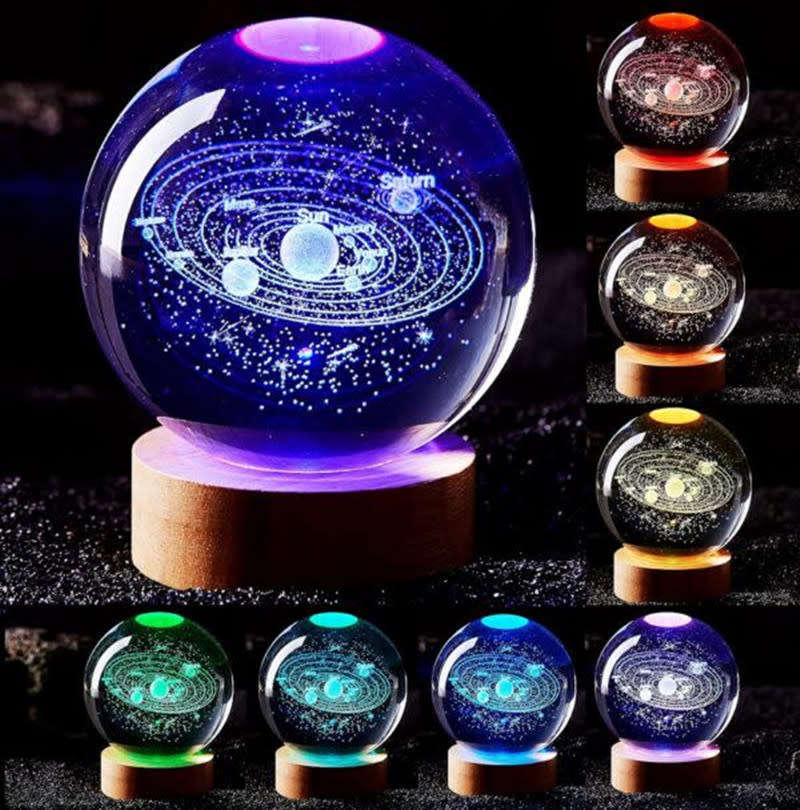LED Crystal Ball Night Light With Exquisite Design  Elegant Appearance And Perfect Visual Effect