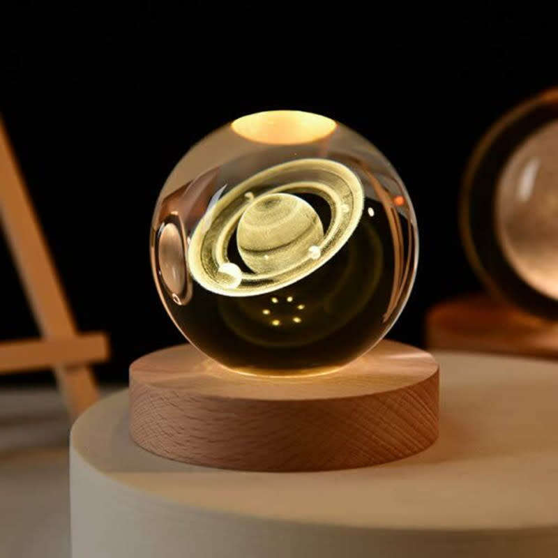 LED Crystal Ball Night Light With Exquisite Design  Elegant Appearance And Perfect Visual Effect
