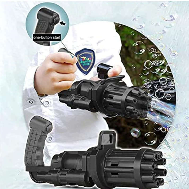 Magic Bubble Electric Gun Children`s Outdoor Toy