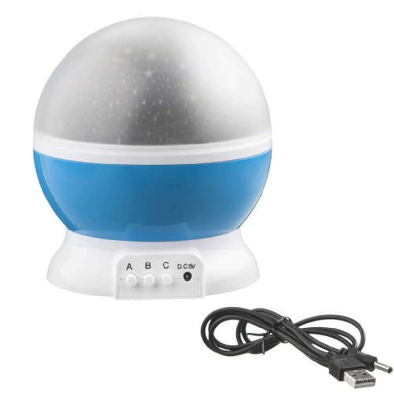 LED Rotating Projector Starry Night Light Moon Starry Sky Universe Birthday Gift Christmas Gift Home