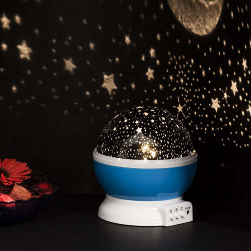 LED Rotating Projector Starry Night Light Moon Starry Sky Universe Birthday Gift Christmas Gift Home