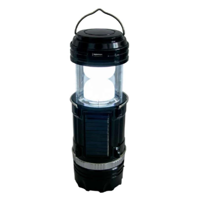 LED Solar Rechargeable Multifunctional Camping Flashlight Lantern