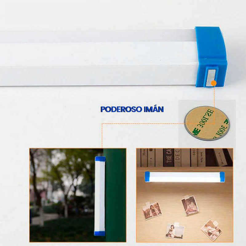 Led Magnetic Portable Lithium Battery Light Usb Rechargeable 50Cm