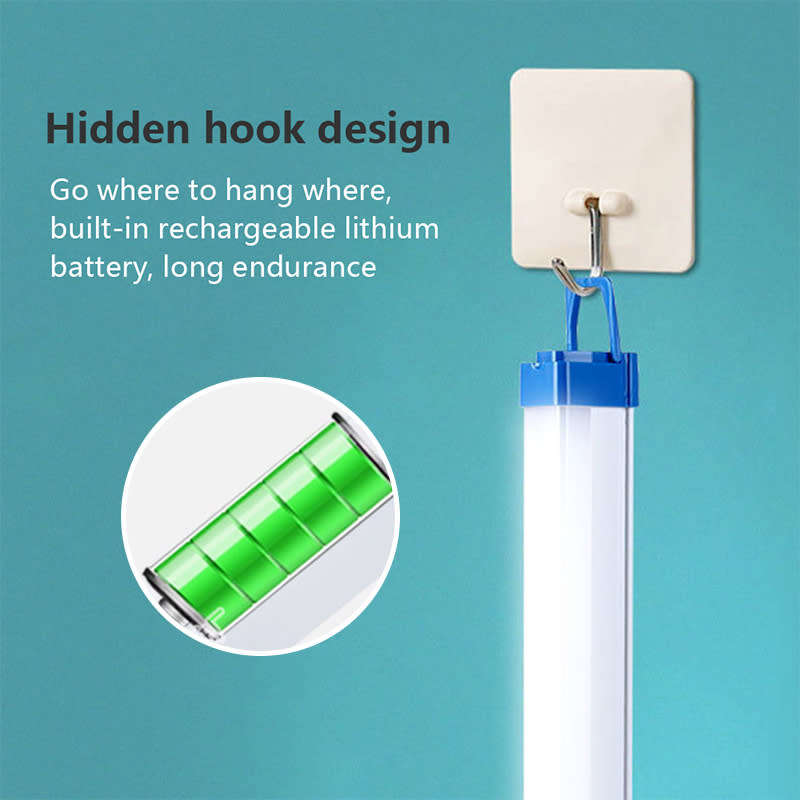 Led Magnetic Portable Lithium Battery Light Usb Rechargeable 50Cm