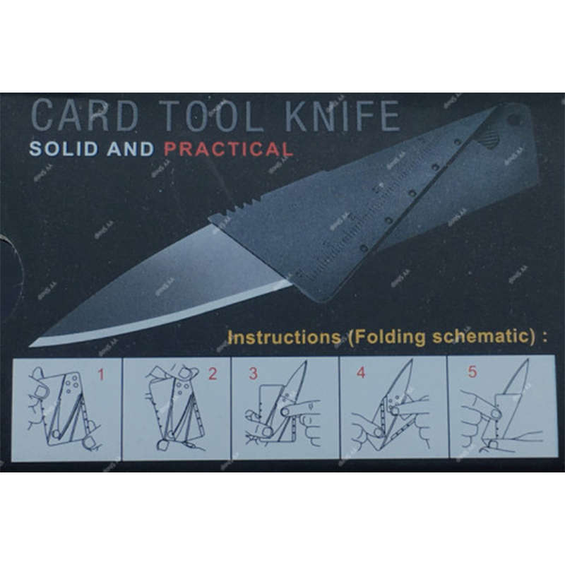 Outdoor Camping Portable Card Multifunctional Folding Knife