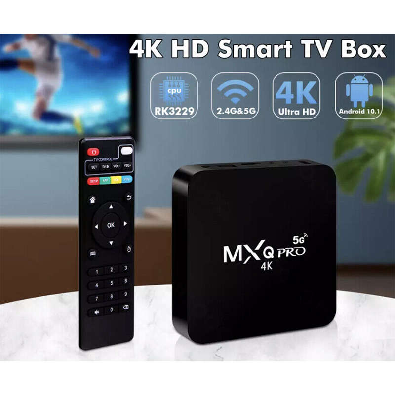 64-Bit Wifi Android 7.1 Quad Core Smart Tv Box Network Player Home Mxq Pro 4K