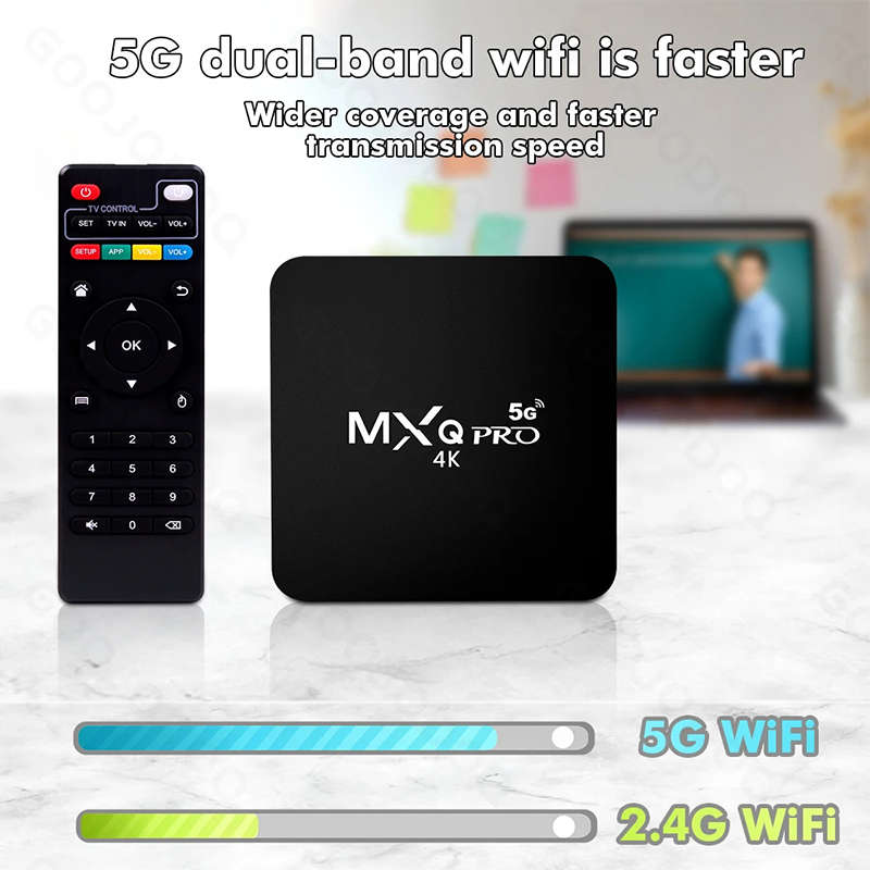 64-Bit Wifi Android 7.1 Quad Core Smart Tv Box Network Player Home Mxq Pro 4K