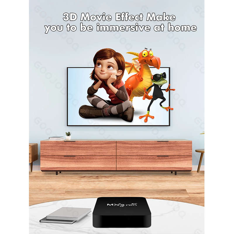 64-Bit Wifi Android 7.1 Quad Core Smart Tv Box Network Player Home Mxq Pro 4K