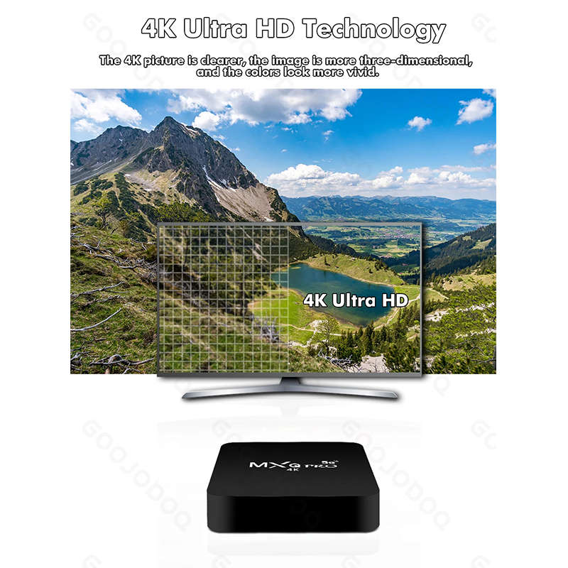 64-Bit Wifi Android 7.1 Quad Core Smart Tv Box Network Player Home Mxq Pro 4K
