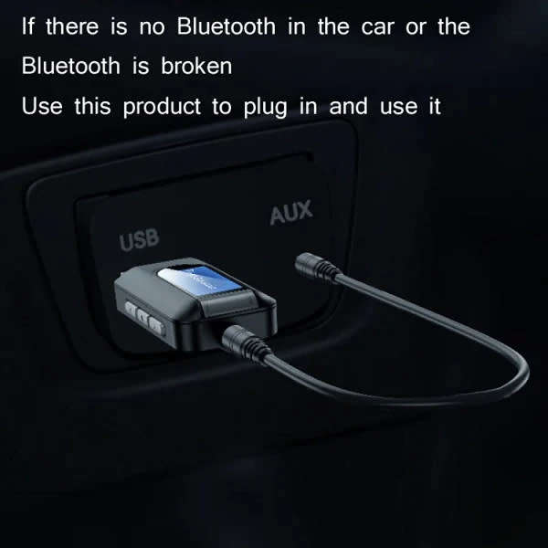 Portable T11 Wireless Bluetooth Receiver And Transmitter With Display
