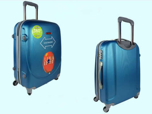 Portable 3-Piece Travel Suitcase Trolley Case (Random Color)