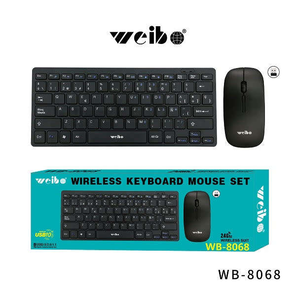 Convenient And Easy-To-Use Wireless Keyboard And Mouse
