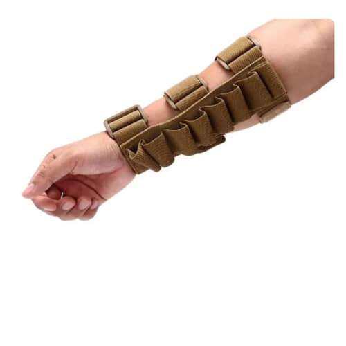 Hunting 8 Rounds Shotgun Box Holder Arm Pouch Holster Magazine Belt Pouch