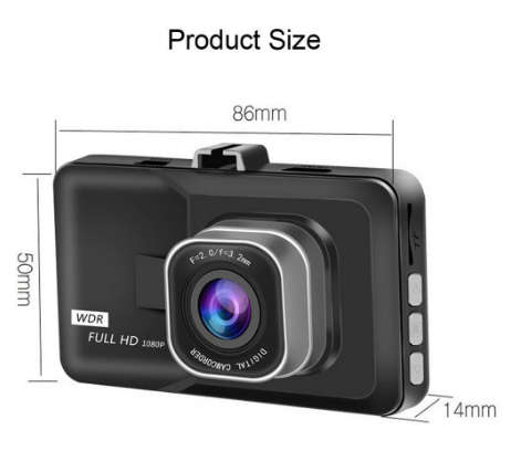 Portable Car DVR Camera Full HD 1080P Camera Recorder
