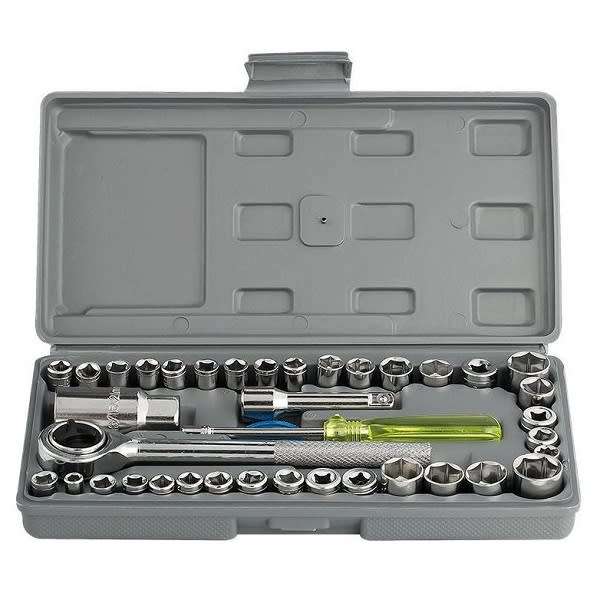 Convenient 40-Piece Set Of Socket Wrenches