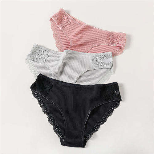 3 Pack Fine Too Ladies Cotton Briefs