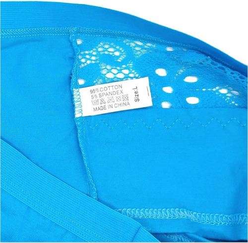 6 Pack Yun Meng Ni Ladies Soft Cotton Boyshorts Large