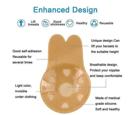 Rabbit Ear Invisible Lifting Bra