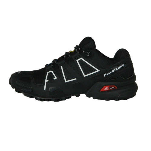 Powerland Speedcross 3 Men`s Trail Running Shoes (Black and White)