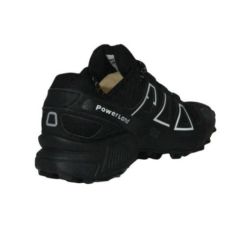 Powerland Speedcross 3 Men`s Trail Running Shoes (Black and White)