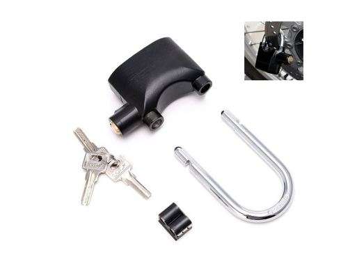 110dB Security Anti-Theft Waterproof Lock with Siren - Short Shackle