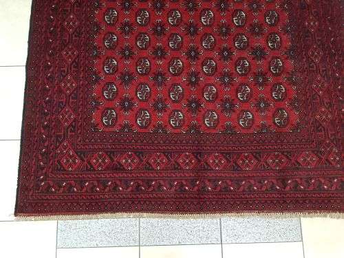 FINE QUALITY RED AFGHAN PERSIAN CAPRET 300x200 cm