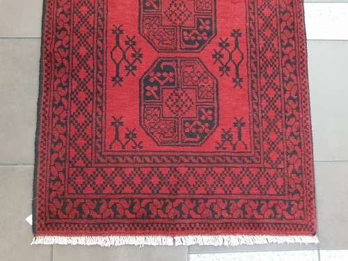 RED AFGHAN PERSIAN CARPET SIZE 200X100 CM