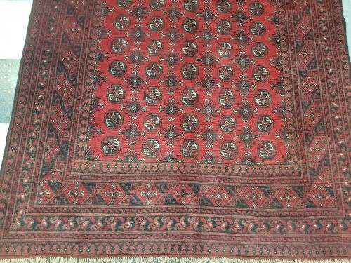 FINE QUALITY RED AFGHAN PERSIAN CAPRET 300x200 cm