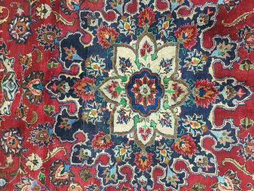 STUNNING RARE SIZE KASHAN CARPET 215 X 180 CM