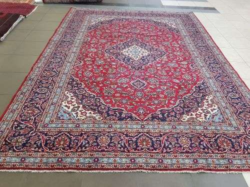 BEAUTIFUL FINE QUALITY KASHAN CARPET 410 X 295 cm