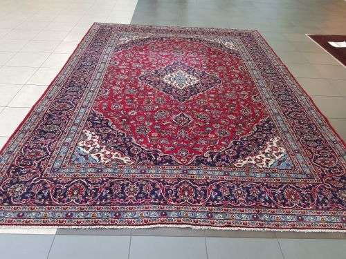 BEAUTIFUL FINE QUALITY KASHAN CARPET 410 X 295 cm