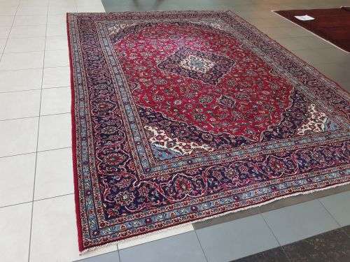 BEAUTIFUL FINE QUALITY KASHAN CARPET 410 X 295 cm