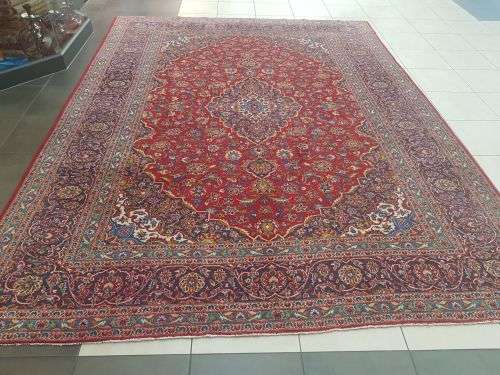 STUNNING KASHAN HANDMADE PERSIAN CARPET 400 x 300CM