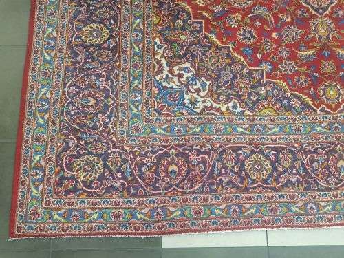 STUNNING KASHAN HANDMADE PERSIAN CARPET 400 x 300CM