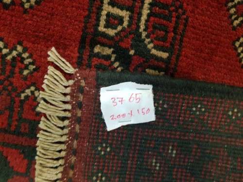 beautiful red afghan carpet 200 x 150 cm