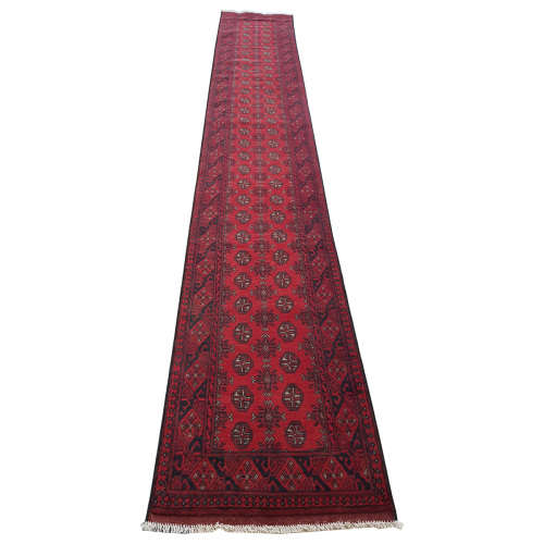 Incredible Afghan Carpet Runner 482 x 80 cm